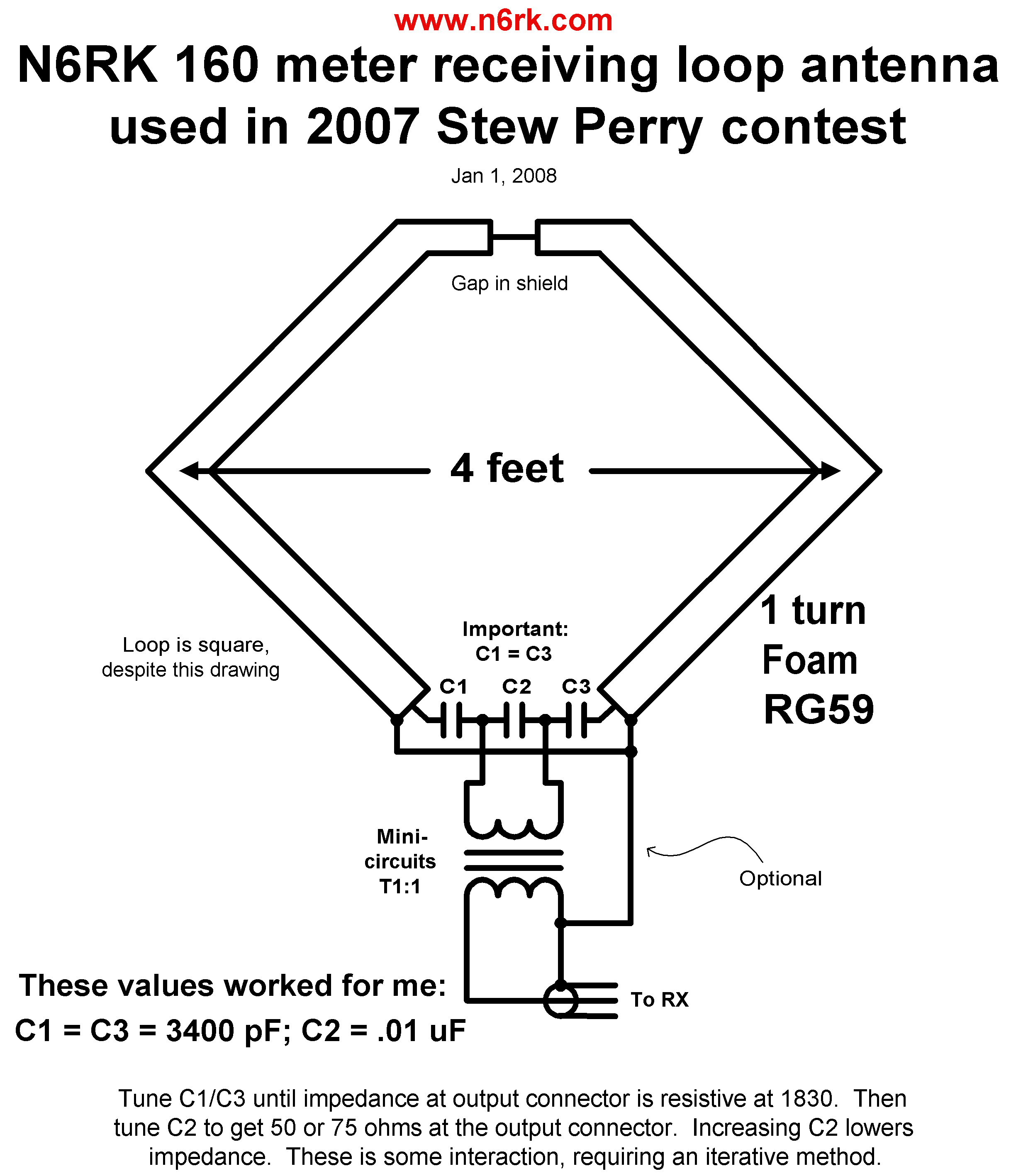 160mt riceiving loop antenna